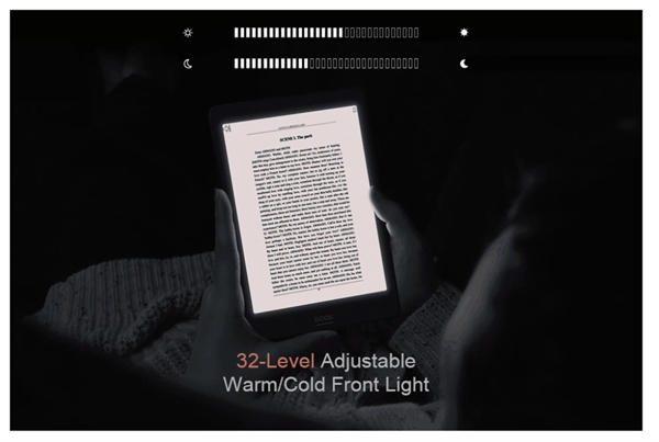 eBookReader Onyx BOOX Nova 2 kold varm lys